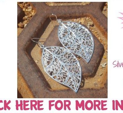 FREE Silver Plated Leaf Earrings! Down From $100!