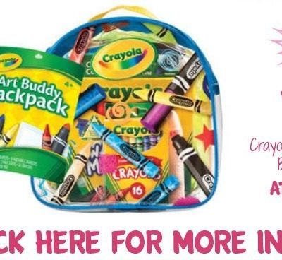 Crayola Art Buddy Backpack Just $17.11! Down From $36!