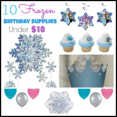 10 Frozen Birthday Party Supplies Under $10!