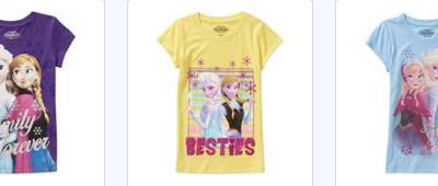 Girls Frozen Tees Just $4.50 At Walmart!