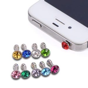 10 Colorful Crystal Dust Plugs ONLY $1.89 + FREE Shipping!