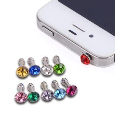 10 Colorful Crystal Dust Plugs ONLY $1.89 + FREE Shipping!