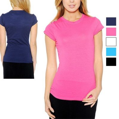 5 Pack: Grip Ladies’ Crew-Neck Cotton T-Shirts Just $18.99 PLUS FREE Shipping!  Down From $49.99!