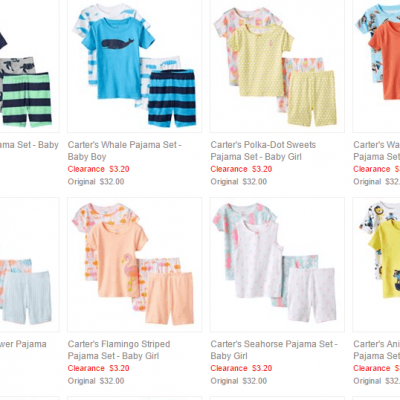 Carter’s Pajama Sets Just $2.72!