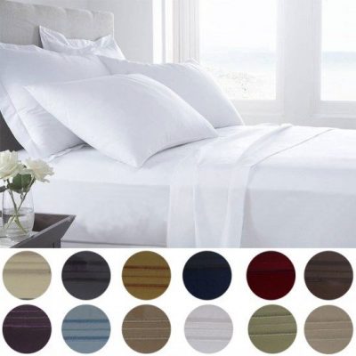 6 Pc Egyptian Comfort Bed Sheet Set In Queen Just $20.99! Ships FREE!