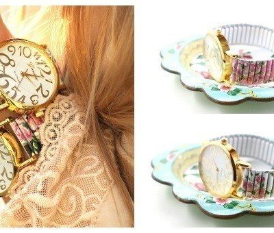 Large Dial Floral Watch Only $7.99! Down From Up To $29.00!