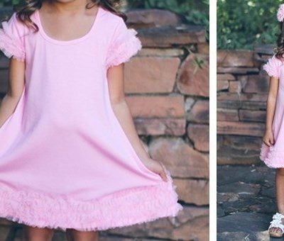 Fun Ruffled Spring Play Dress Only $8.95! Down From Up To $25.00!
