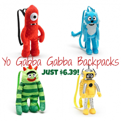 Yo Gabba Gabba Backpacks Just $11.97!