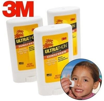 Ultrathon 3M Sunscreen Face Sticks – 3 Pack Only $6 Plus FREE Shipping!