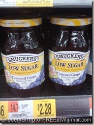 Smucker's low Sugar