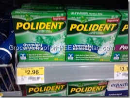 Polident for $.98!