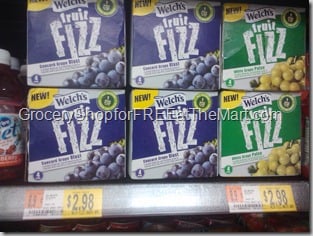 Welch’s Fruit Fizz for $1.98!