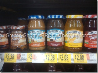 Smuckers Sugar Free Topping