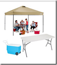 Save 5% on 10×10 Canopy, Table, and Cooler!