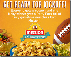 New Coupon for Mission Foods!