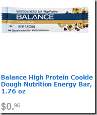 Balance Bar for $.79 each!
