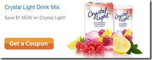 Crystal Light Drink Mix for $1.00!