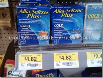 Save $1 on Alka-Seltzer or Alka-Seltzer Plus!