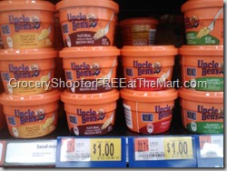 Uncle ben's Rice Tubs 