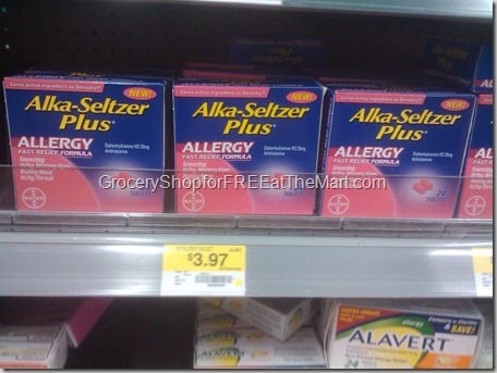 Half Price Alka-Seltzer Plus Allergy!