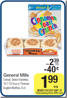 General Mills Cereal Just $1.49!