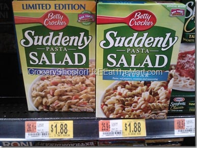 Suddenly Salad Just $1.63 at Walmart!