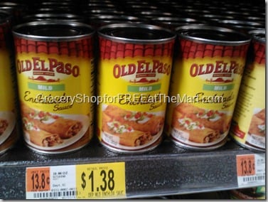 Better Than Half-Price Old El Paso Enchilada Sauce!