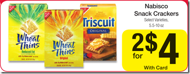 Nabisco Crackers Just $1.50!