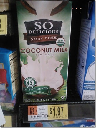 So Delicious Coconut Milk Just $.97!