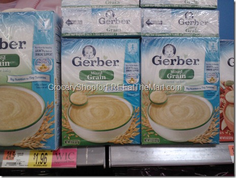 Gerber Cereal