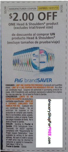 Head & Shoulders coupon
