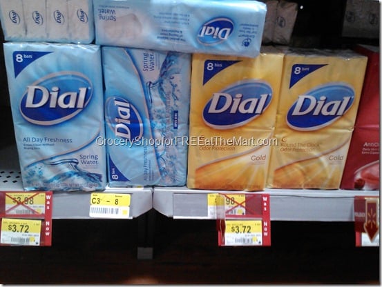 Dial Soap Just $.34 a Bar at Walmart!