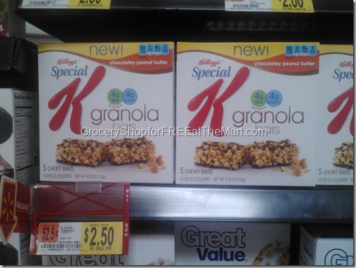 Special K Granola bars 5-12-12