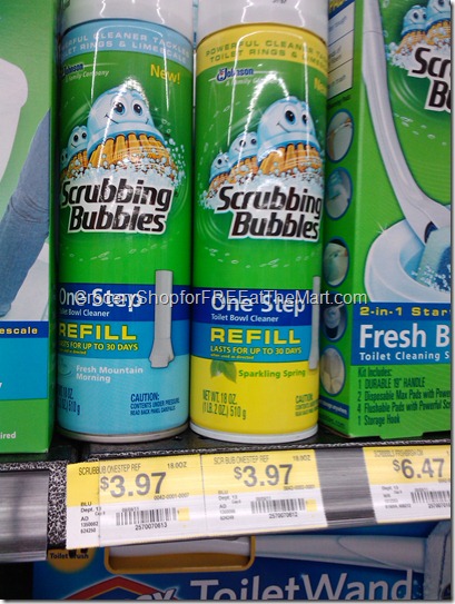 Scrubbing Bubbles One Step Refill