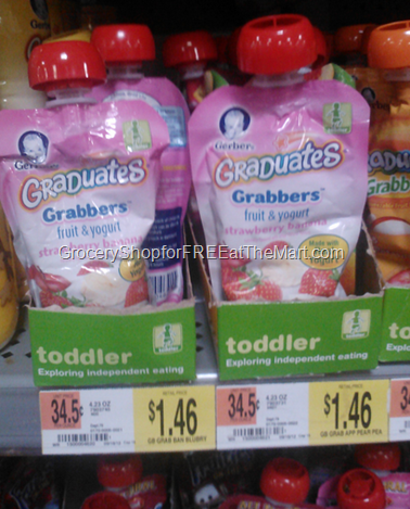 Gerber Graduates Yogurt Grabbers Just $1.21!