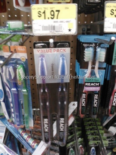 Walmart Coupon Matchup: Reach Toothbrushes Just $.49!