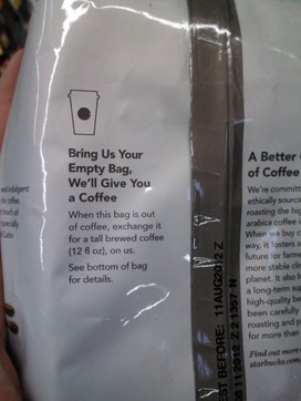 Starbucks Coffee Back 3-27-12