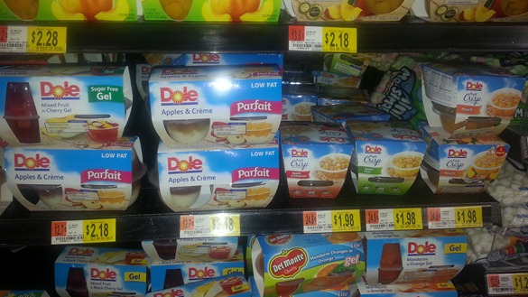 Dole Fruit Crisps and Parfaits