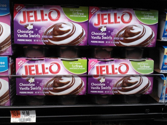 Jell-O Pudding 4pks