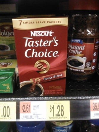 Nescafe Taster's Choice Single Serve Packs