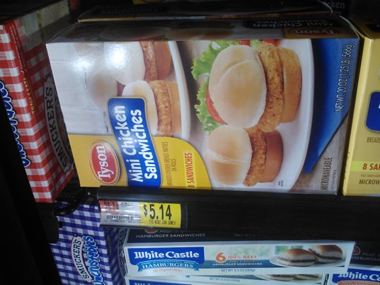 Tyson Chicken sandwiches 