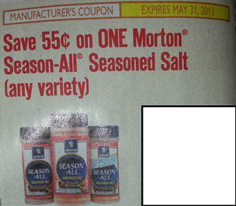 Morton Season-All Salt Coupon
