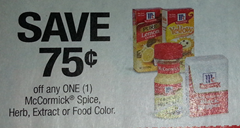 McCormick  Coupon