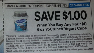 YoCrunch Yogurt  Coupon
