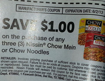 Nissin Chow Mein Noodles