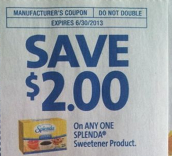 Splenda Coupon