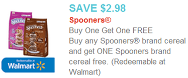 Spooners Brand Cereal coupon