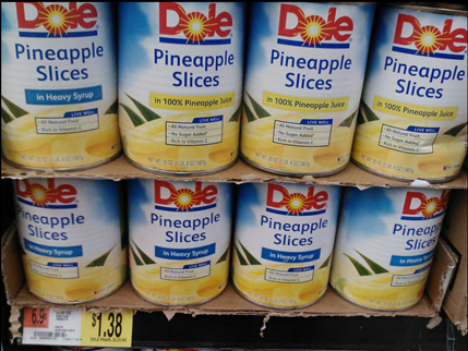 Dole Canned Pineapple At Walmart