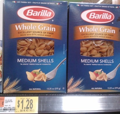 Barilla Whole Grain Pasta Just $.78 at Walmart!