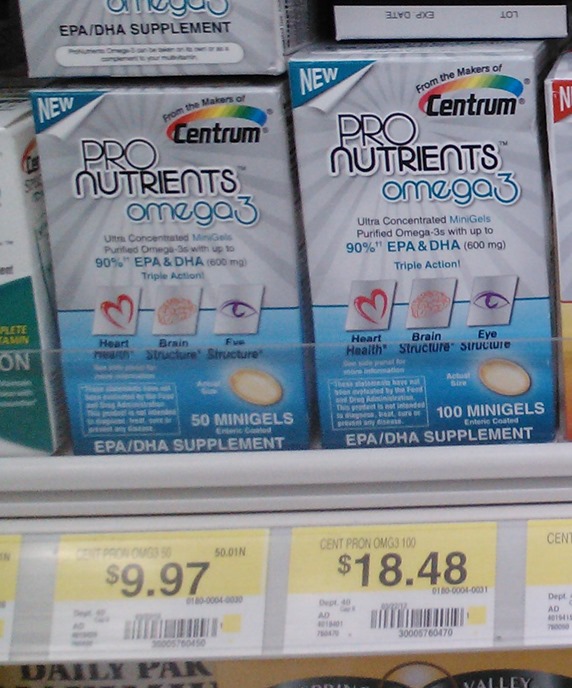 Centrum pro-Nutrients Omega-3